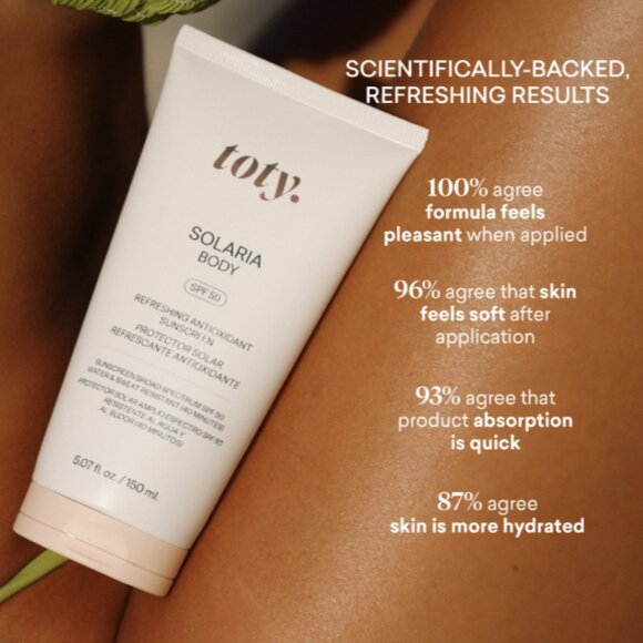 Toty Solaria Body SPF 50 Refreshing Antioxidant Sunscreen 5.07oz - Picture 4 of 8